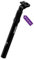 Zoom Bike Suspension Seatpost: 31.6 x 350 mm Shock Absorber Damper Bicycle Seat Post with Adjustable Clamp for E-Bike MTB BMX （Black）