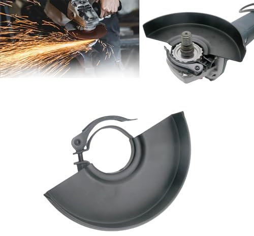 Metal Angle Grinder Guard - Adjustable Protective Cover for Angle Grinding, Disc Wheel Safety Guard - Portable Replacements (Model 115)