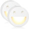 GOMETY Smiley Nachtlicht Mit Bewegungsmelder, Kinder Bewegungslicht, 3*AAA Batteriebetriebene Lampen Mit 4 Modimi, Auto Ein/Aus Sensor Licht, Indoor Treppenbeleuchtung, Für Flur, Bad, Schlafzimmer