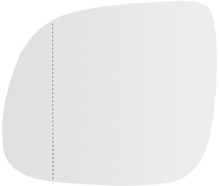 SENZEAL Spiegelglas Links Fahrerseite Beheizbar mit Trägerplatte für VW T5 2010-2015 T6 2016-2021 Transporter Caravelle 2014-2019 7E0853521 7E0853522 Außenspiegel Glas Ersatz (Links)