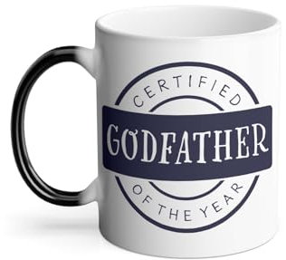 Mug Thermo-réactif Tasse Magique - Certified Godfather of the Year Birth - 325 ml