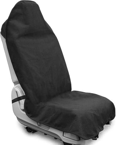 Autositzschoner für Skoda Octavia Combi RS 4 (IV) NX5 I 2020-2024,Auto Sitzbezug für Werkstatt Fahrersitz Schonbezug Sitzbezug Auto Vordersitze,für Sommer & Winter Autositzauflage,Black-1