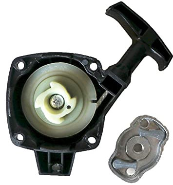 MEXWLOP Arrancador de Retroceso con Placa de polea, cortacésped, Motor, desbrozadora, Herramienta de jardín, 26CC, 1E34F Arranque por Resorte de Retroceso
