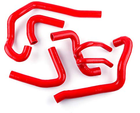 ASYXPCRH Kit de manguera de silicona Turbo Boost para PEU GEOT 106 GT1 16V Citroen SAXO VTS 16V (rojo)