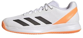 adidas Herren Courtflash Speed 2 Mens Tennis Shoes, FTWR White/core Black/Lucid Orange, 42 EU
