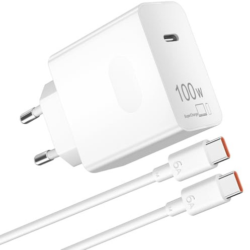 100W Supercharge Schnellladegerät für Honor Ladegerät USB C Ladegerät 6A USB C Ladekabel Adapter für Honor 400 200 Pro 200 Lite 400Lite 90Lite Magic6 Lite Pro Magic7Pro Lite 90 80 70Lite X6b X8b X9b