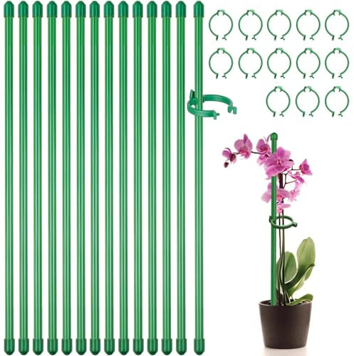 14 PCS Plant Support Stakes for Indoor Plants, Plant Support Sticks, Plant Supports For Outdoor Plants, Indoor and Outdoor Plants, Flowers, Tomatoes, Potted Plants