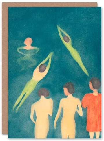 Artery8 Edvard Munch Art Card Boys Bathing in the Fjord