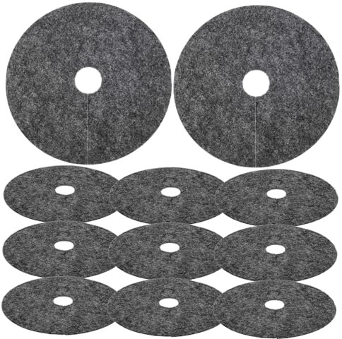 MOTHNUR 20stücke Ruderalbarriere Grasschutzgewebe Für Garten Bodenschutz Vliesstoff Abdeckung Outdoor Garten-ruderalbarriere Pads Blumentöpfe Pflanzen Nutzung