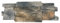 Piastrella Mattonella Gres Porcellanato Effetto Pietra, dim : 16 x 40 cm, 14 Pezzi, 0,90 mq, per Rivestimento Interno/Esterno