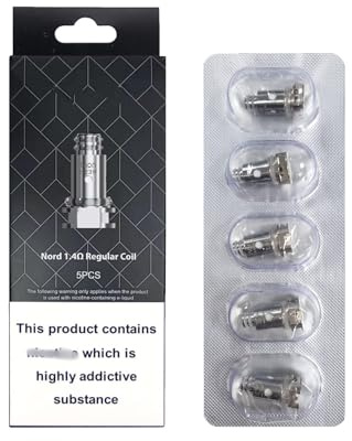 Plumspod Coil For SMOK Nord Coils Priv N19 RPM40 Nord 2 Pro 50W Aio 19 22 Fetch Mini Stick N18 Nord Empty Pod Regular Coil 1.4 ohm