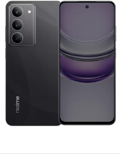 realme C75 5G Smartphone, 8GB RAM + 128GB Storage | 6.67 IPS LCD 120Hz Display | 32MP Rear & 8MP Front Camera | 6000mAh, 45W Fast Charging | Dual SIM, Android 15, 12M Warranty (Storm Black)