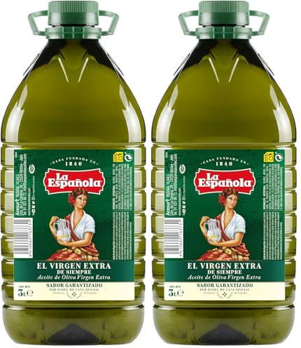 LA ESPAÑOLA - Aceite de Oliva Virgen Extra - Garrafa 3 Litros (Paquete de 2)