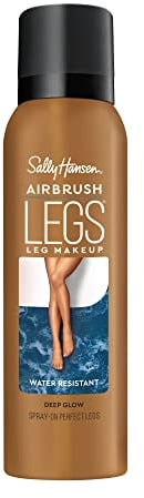 Sally Hansen Airbrush Legs Instant Tan Spray, Water and Transfer Resistant Formula, Light Weight with Full Coverage Effect, Deep, 75ml