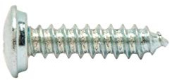 Kennzeichenschraube 4.8mm 22mm Kreuzschlitz Philips Stahl verzinkt 100 Stück SWG