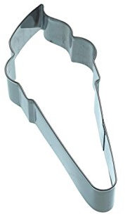Kitchen Craft KC3543 Emporte-pièce Crème glacée 12cm en Métal argent, Métal, argent, 9 x 12 x 16 cm