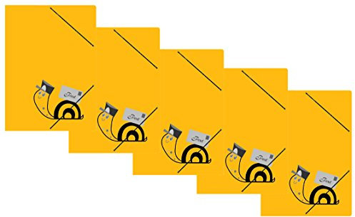 Postmappe ''Schneckenpost'', Maße (BxH): 240 x 330 mm, bis DIN A4, mit Gummizugverschluss (5er Pack)