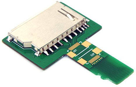 Cablecc SD Card Socket Female to Micro-SD TF Male Memory Card Kit Extension Adapter Testing Tools Extender