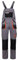 EM Salopette De Travail Homme - Salopette Homme Avec Bretelles Réglables, Genoux Renforcés, Poches Multiples Dont Cargo Et Arrière, Tissu Oxford 600D, Poche Pour Genouillères Gris - 56