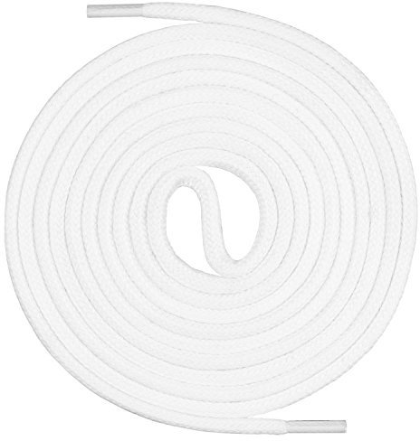 Mount Swiss© Schnürsenkel rund ø 3-4 mm I Sehr reißfeste Premium Schuhbänder aus 100% Baumwolle ideal für Sneaker Sportschuhe Freizeitschuhe Lederschuhe UVM I Shoe-Laces Längen 45-200 cm