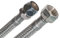 SFX® Panzerschlauch 50cm Flexschlauch 3/8''ÜM x 10mm Quetschverschraubung Edelstahl Anschlussschlauch Armaturenschlauch Wasserhahn Mischbatterie 500mm