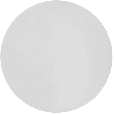 LED Wandleuchte Marlon Metall u. MDF-Holz weiß Ø18cm H:3,5cm Indirektes Licht