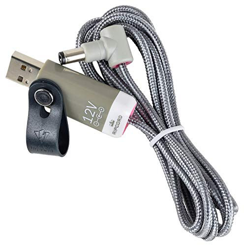 myVolts Ripcord Câble d'alimentation USB 12V Compatible avec Shure BLX24 Récepteur Micro sans Fil