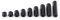 Oumefar 100 STK Schwarz Abstandshalter PA66 Nylon Abstandshalter Nylon Zubehör M3 Innen x M3 Abstandshalter mit Sechskantgewinde(M3*18)