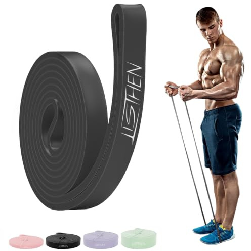 LISTHEN Rigid Elastic Bands for Pull-Ups, Muscle Ups and Fitness, Rigid Bands for Muscle Rehabilitation, Stretching and Yoga, Elastic Bands for Training (Medium)