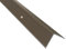 Dalsys Treppenkantenprofil Aluminium 200cm x 20mm x 20mm Bodenprofil für Treppenwinkel zum Schrauben Champagner