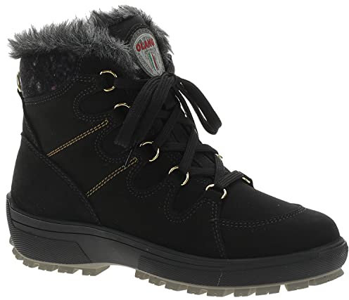 Olang SCARPE STIVALI SCARPONI DONNA VENUS TEX PELLE ORIGINALE 81 NERO ORIGINALE Taglia 39 Colore Nero