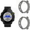 MWOOT Compatible avec Garmin Forerunner 55 Smartwatch Écran Protecteur (4 Pièces) et Coque Protection (2 Pièces), Anti-Rayures Verre Trempé Protége l'écran de Montre, Accessoires de Protection