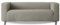 Milica Sofabezug MODUSll Klippan Arms Sofa Hochelastischer Stoff Soft New York - Farbe 21 Hellgrau