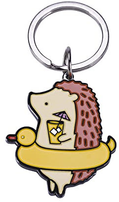 BAMINX Igel Schlüsselanhänger niedlich Cartoon Metall Schlüsselanhänger Tasche Schmuck für Frauen und Kinder kreative Geschenke