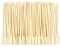 VEYLIN Barbecue Skewers,100pcs Bamboo Paddle Skewers Bamboo Sticks for BBQ Cocktail Sticks (15cm)