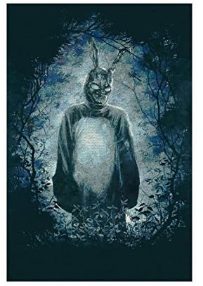 RIPEX Donnie Darko Filmposter, Leinwand, Poster, Wandkunst, Dekoration, Bild, Gemälde für Wohnzimmer, Schlafzimmer, Dekoration, Rahmen-Stil, 30 x 45 cm