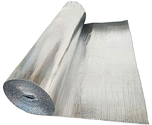 Radiator Reflector Foil Radiator Reflector Foil Insulation Kit Save Energy Radiator Insulation Foil Heat Reflective Self-adhesive Double Aluminium Bubble Foil Insulation For Use With Loft, Floor, Wal