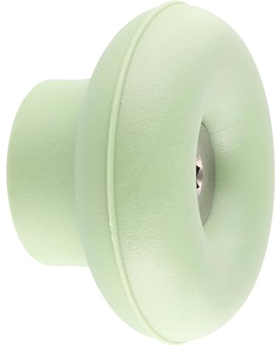 WAGNER - hooks4home - Design-Wandhaken DOT - Ø 50 x 25 mm, Kunststoff & Stahl galvanisiert, lindgrün - 17022421