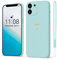 Mitetabo iPhone 11 Hülle Gold Liebesherz Mädchen Case Weich Silikon Slim Stoßfest Kratzfeste Süßes Gold Love Schutzhülle für iPhone 11 6.1 Mint Grün