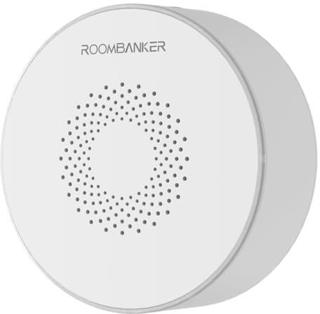 ROOMBANKER Sirène intérieure SI1 - avec volume réglable : 85 dB / 95 dB / 105 dB - Duration d'alarme réglable - extrême longue distance communication