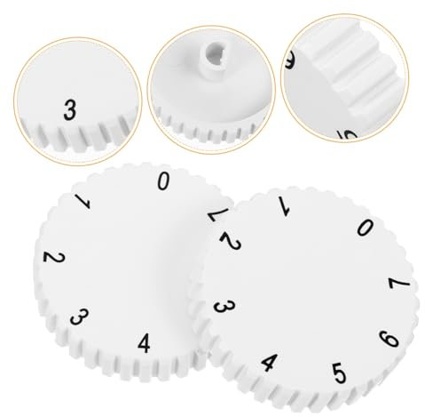 Mikinona 2 Stück Gefrierschrank Knopf Temperaturregler Ersatz Kühlschrank Steuerknopf Präzise Temperaturkontrolle Für Gefriergerät Zubehör