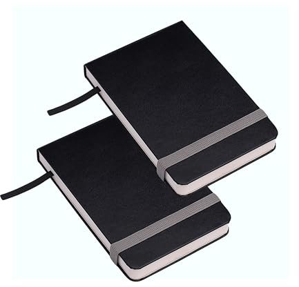 DynamiX Aquarellpapier Hardcover 2er Blockset, 30 Seiten pro Block,300g, Säurefrei, Künstlerqualität, Aquarellblock ideal für Aquarell, Tusche, Acryl, Gouache (2 x Klein (14,5 x 9,5 cm)