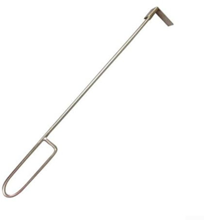 Râteau à cendres de 45,7 cm pour cheminée, poêle à bois, four à pizza, nettoyeur de barbecue en acier inoxydable, grattoir de tisonnier, pour Kamado, Grills Vision