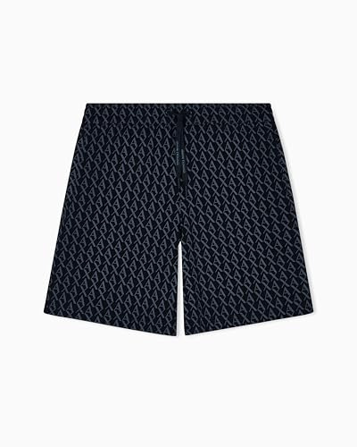 Armani Exchange Herren Essential, All-Over Monogram Shorts