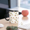 SDAEMQ Tasse Kaffeetassen,Hahn und Henne und ihre Babys,Große 330ml Mit Henkel 100% Handbemalt Trinkgläser Keramik,versch. Frauen,Jahrestag,Muttertag