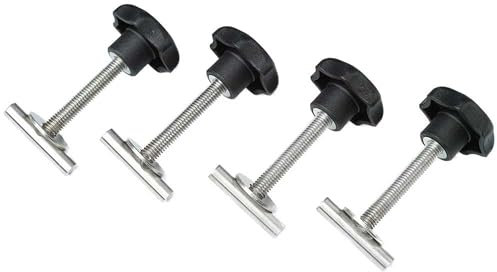 Halterungen (4 Stück) für VW T5, T6, T6.1 – Edelstahlbefestigungen für Sitzschienen, Möbel und Multiflexboard, Rostfrei, M8 Gewinde