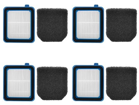RRSQ Accesorio de vacío 2/4 filtros HEPA compatibles con Electrolux Q6, Q7, Q8, WQ61, WQ71, WQ81 y W3N5, repuestos for aspiradoras.(4 PCS)