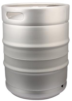 NJDQFA 50 Liter Bierfass, 304 Edelstahl Kommerzielles Bierfass, Tragbares Bierfass, für hausbrauen, Crafting und Fassbier,D 50l+Sealing Cover