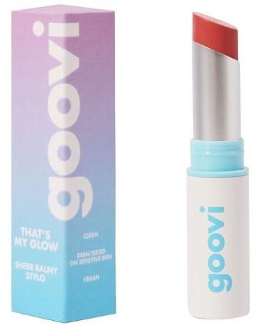 GOOVI That's My Glow Tinted Lip Balm – Getönter, pflegender Lippenbalsam mit Meeresalgenextrakt - pflegend & glänzend - 2,5g