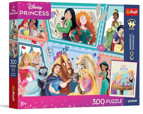 Trefl - Puzzle 300 Teile, Der wundervolle Ball, Disney, 8+ | Premium Plus UFT, Zusammenstecken, Sammlerposter im Set, Förderung von Konzentration und Beobachtungsgabe, hohe Qualität